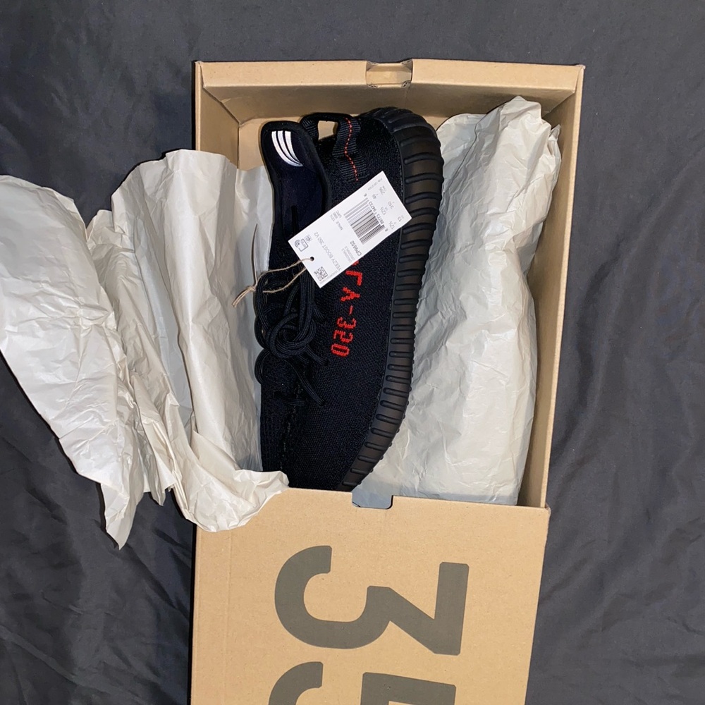 brand new yeezy bred size 13 men’s